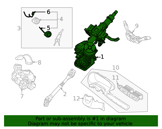 56310Q5600 Power Steering Assist Motor 20212023 Kia Seltos Kia