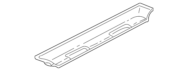 Molding Assembly-R/End Rvl & Quarter   Belt      *Graphite - GM (93439733)