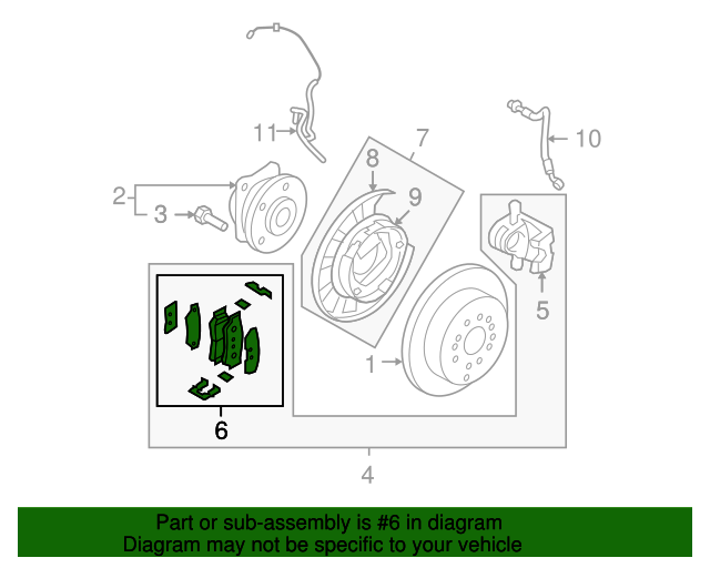 583020WA00 Brake Pads 20102012 Hyundai Santa Fe World OEM Parts