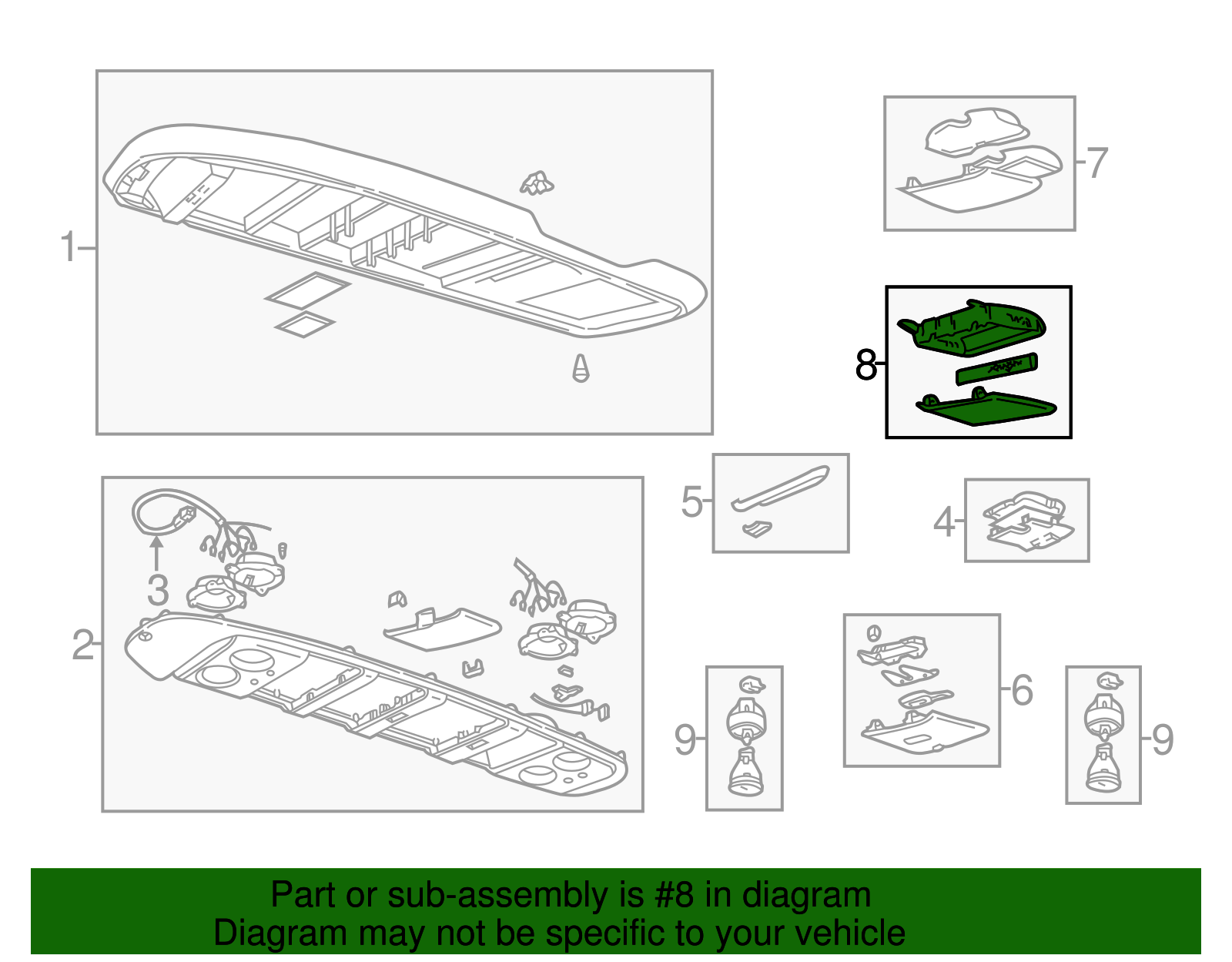 Console Lid - GM (12505539)