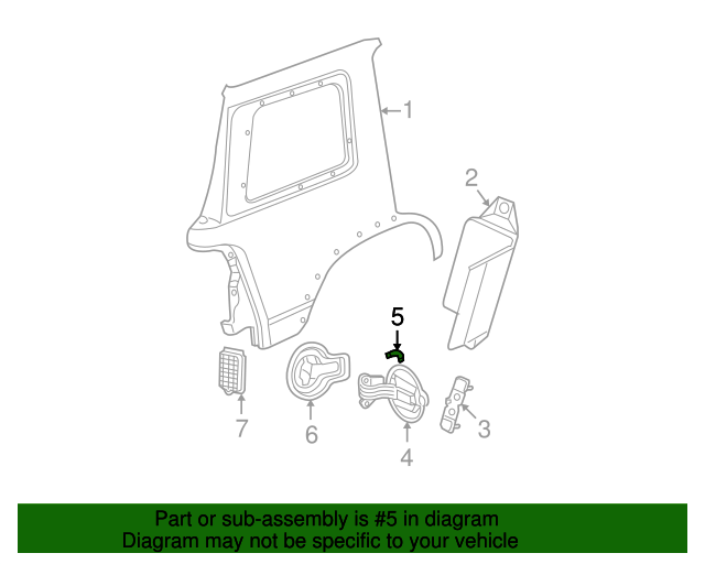 E43Z54405A24A Fuel Door Spring 19922019 Ford Lasco Auto Parts