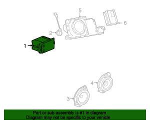 15923766 GM F Radio | GM Parts Store