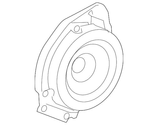 Speaker Assembly-Rdo Rear S/D - GM (15086827)