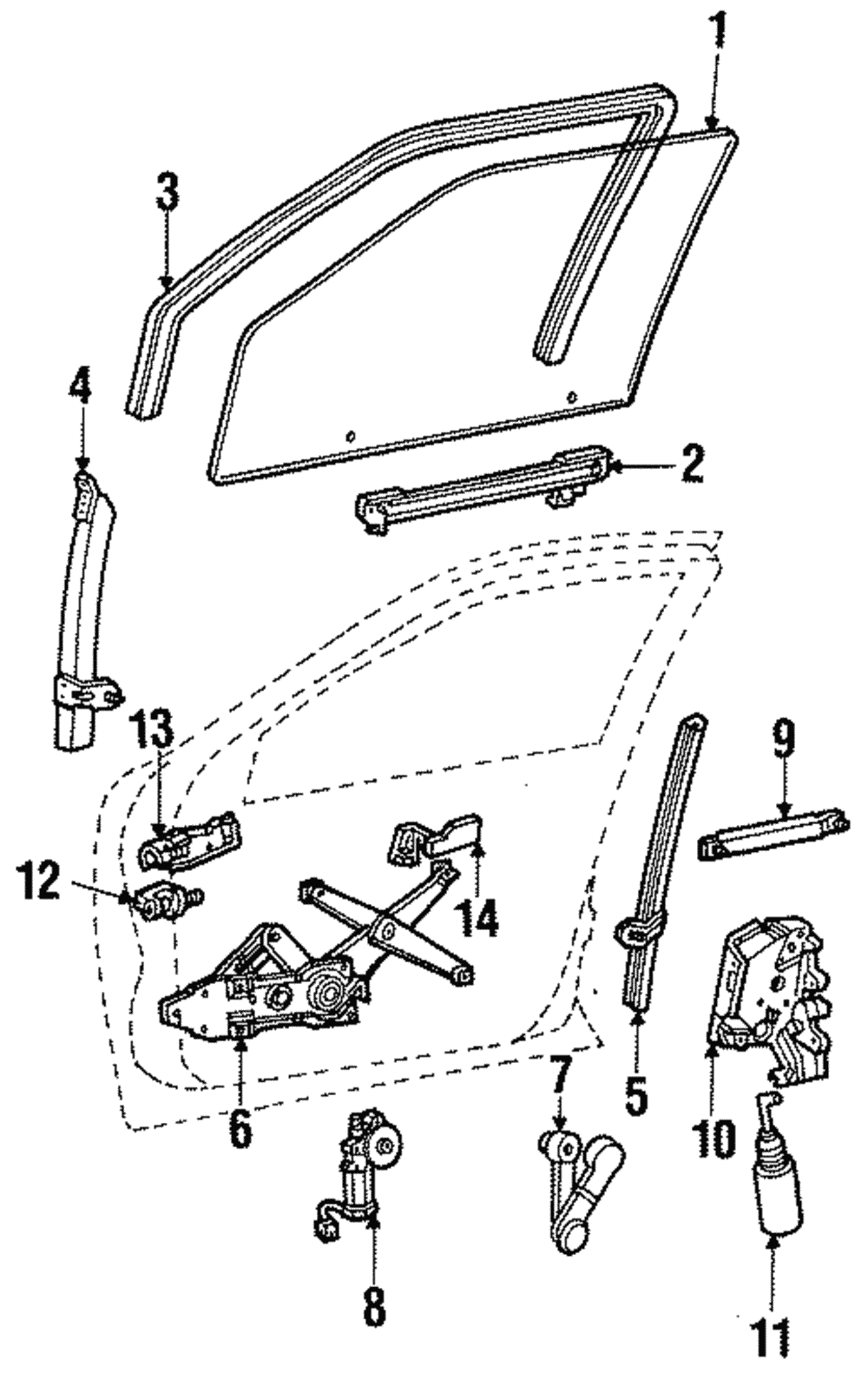 Handle, Inside - Ford (E8DZ-5422601-CHRM)