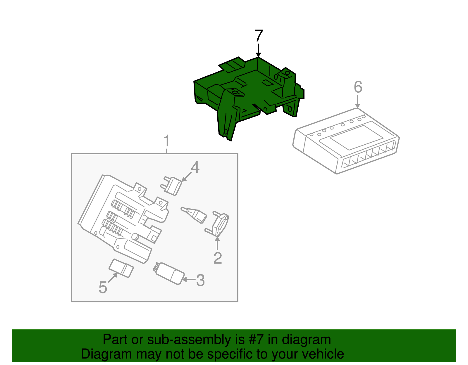 Body Control Module Bracket - GM (96628404)