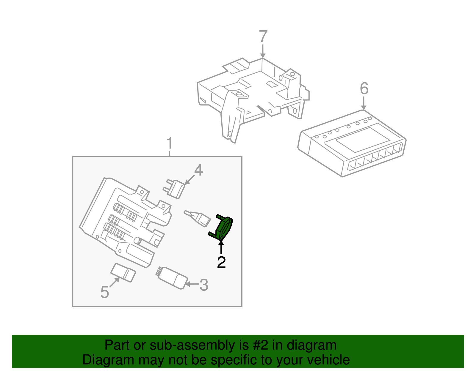 Bracket - GM (96821087)