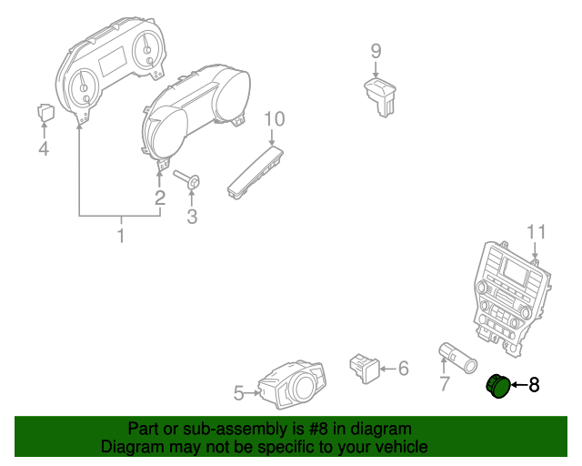 Genuine OEM Power Outlet Cap Part FR3Z19A487AB Fits 20152023 Ford
