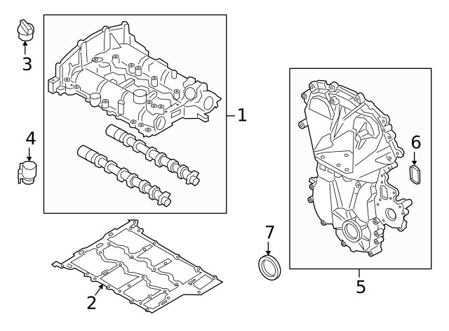 2020 2021 Ford Escape Valve Cover HX7Z 6250 E QuirkParts 2020 2021 Ford Escape Valve Cover HX7Z 6250 E QuirkParts