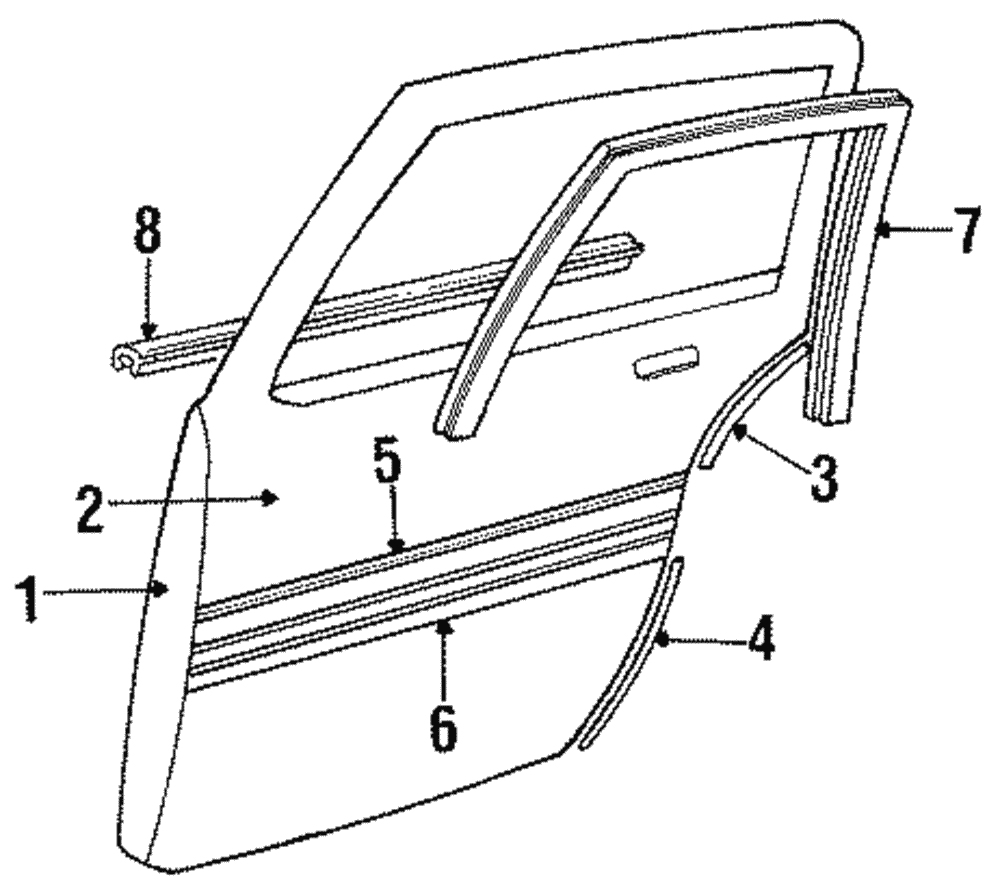 S/Str Assembly R/D Wdo Otr AT Belt           *Bright/Black - GM (20448741)