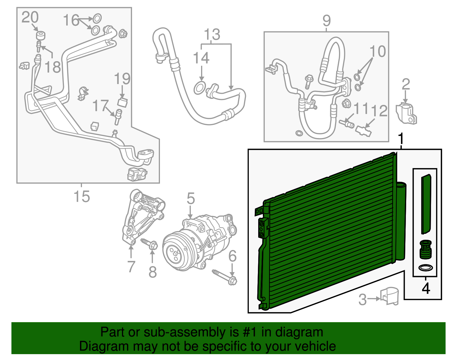 Condenser - GM (95321793)