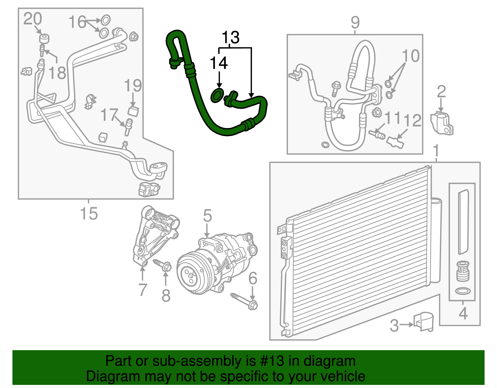 Suction Hose - GM (95376420)