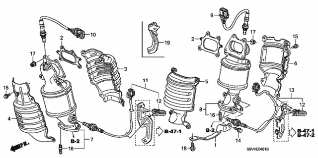 Converter ('05-) for 2007 Honda Pilot #0