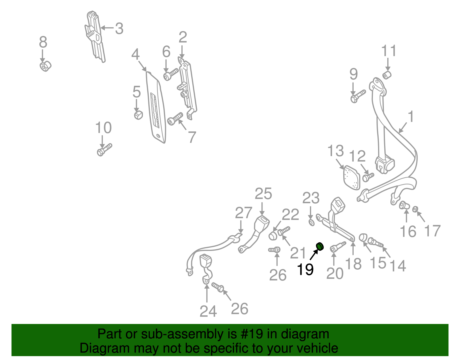 Buckle Washer - Volkswagen (N-904-630-01)