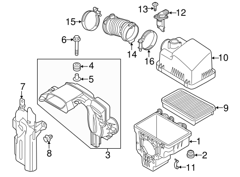 Air Intake for 2014 Mazda 6 #0