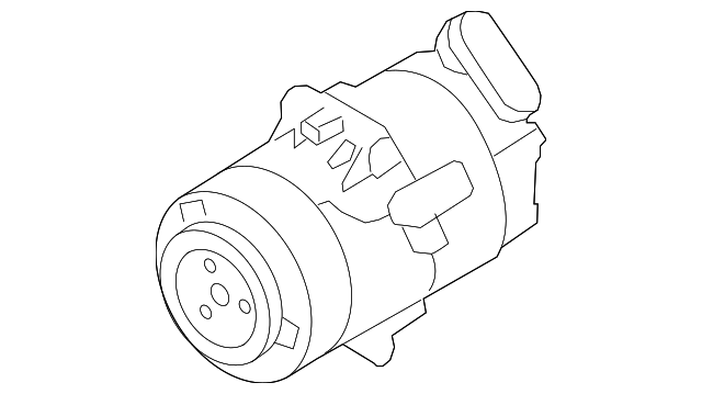 Air Conditioning Compressor - GM (93168628)