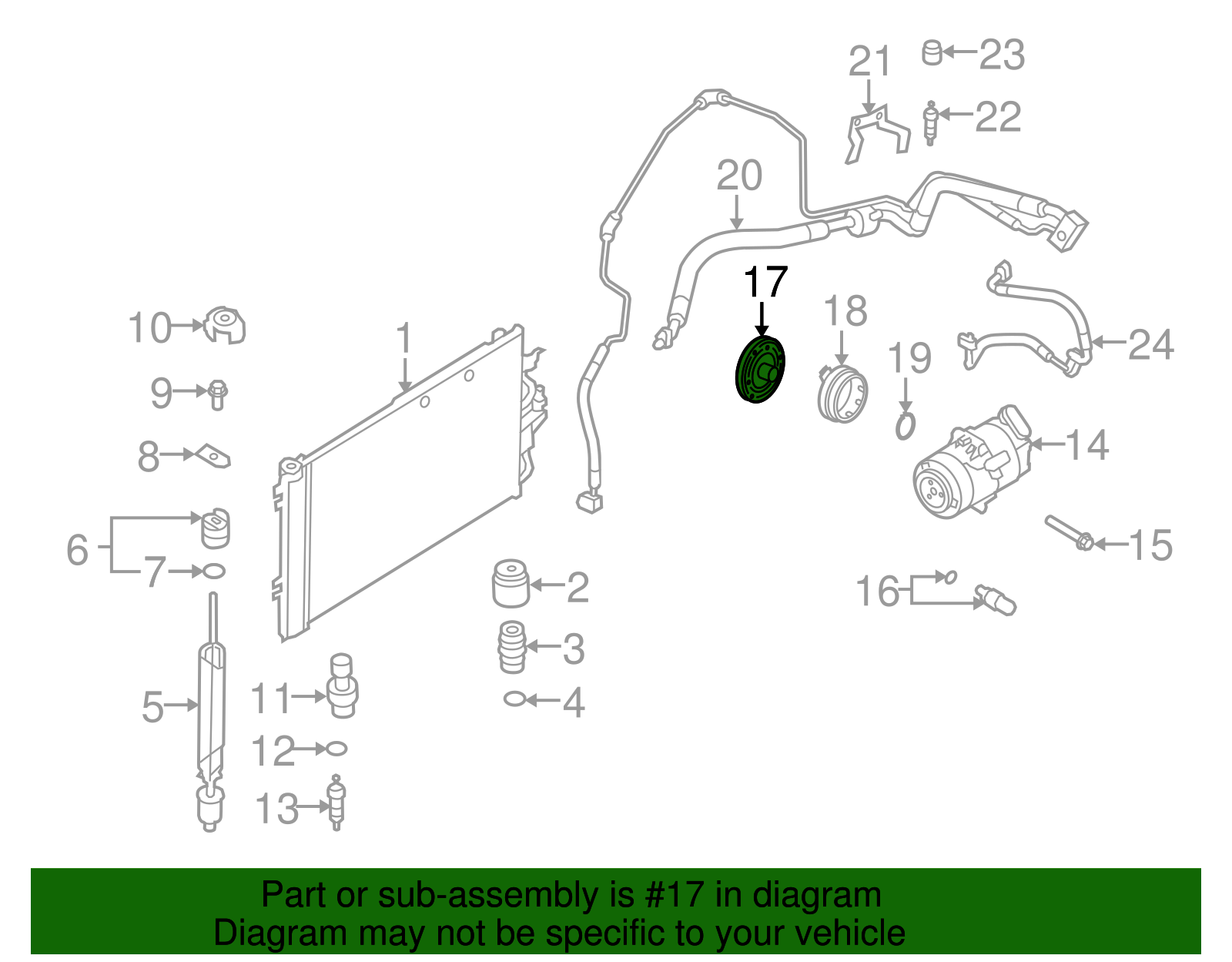 Clutch Kit, A/C - GM (93180340)