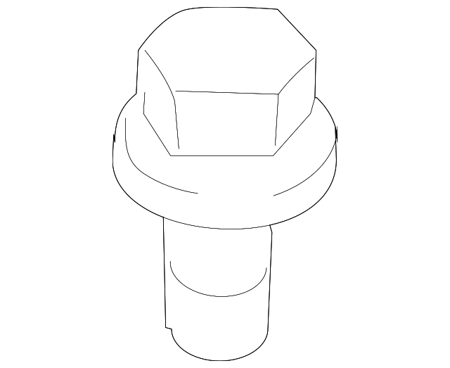 20082011 Mitsubishi Lancer Battery Tray Bolt MF140023 Mitsubishi