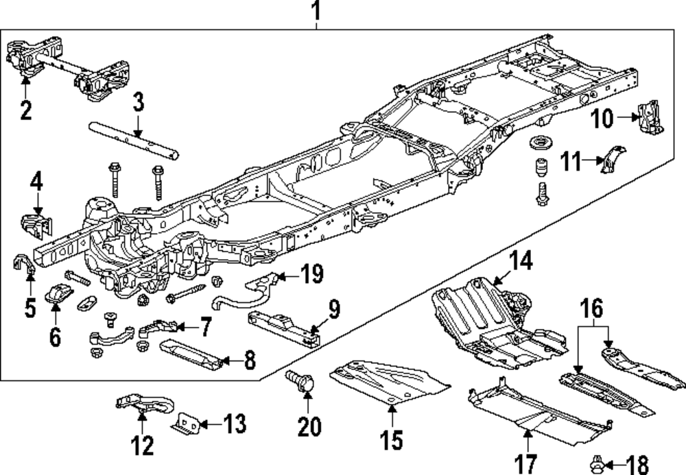 Frame Assembly - GM (87850782)