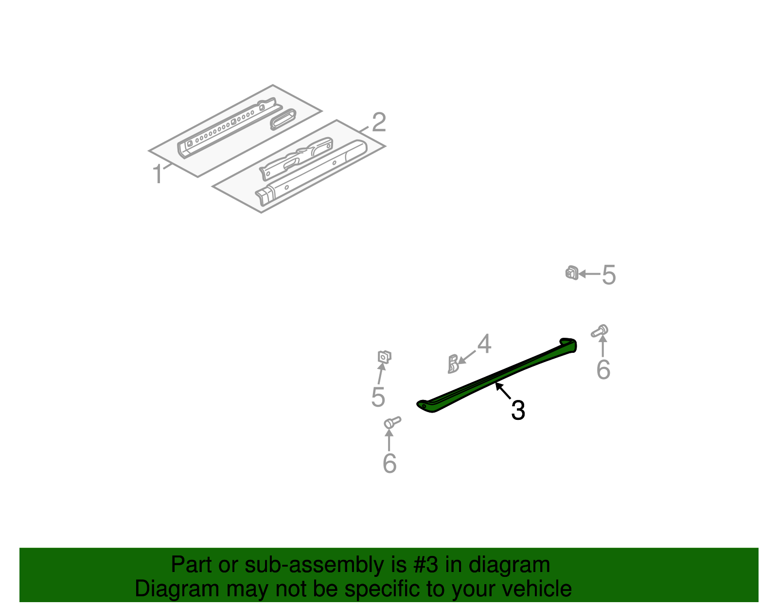 Molding Kit, Rkr Panel-Right-hand - GM (12365224)