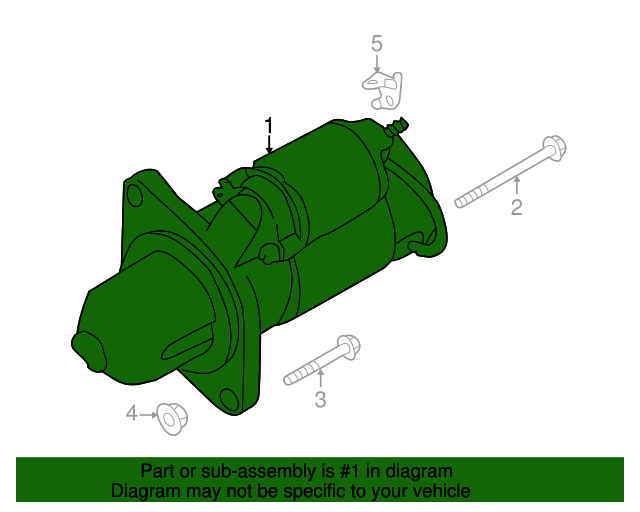 23300AA831 Starter Motor 20182020 Subaru Crosstrek Quick Subaru Parts