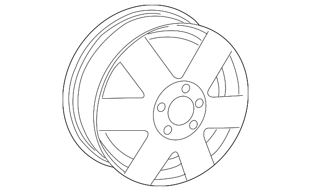Wheel, 17X7 - GM (09595597)