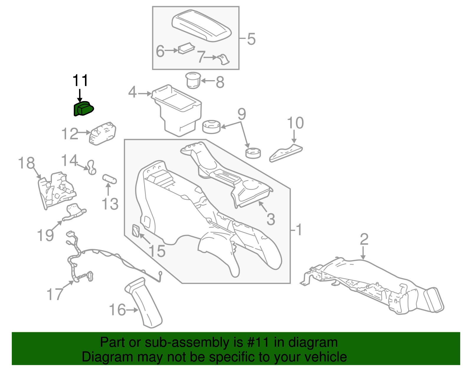 Air Outlet - GM (89044998)