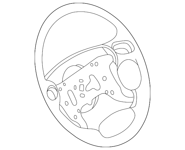 Steering Wheel - Buick (25754893)