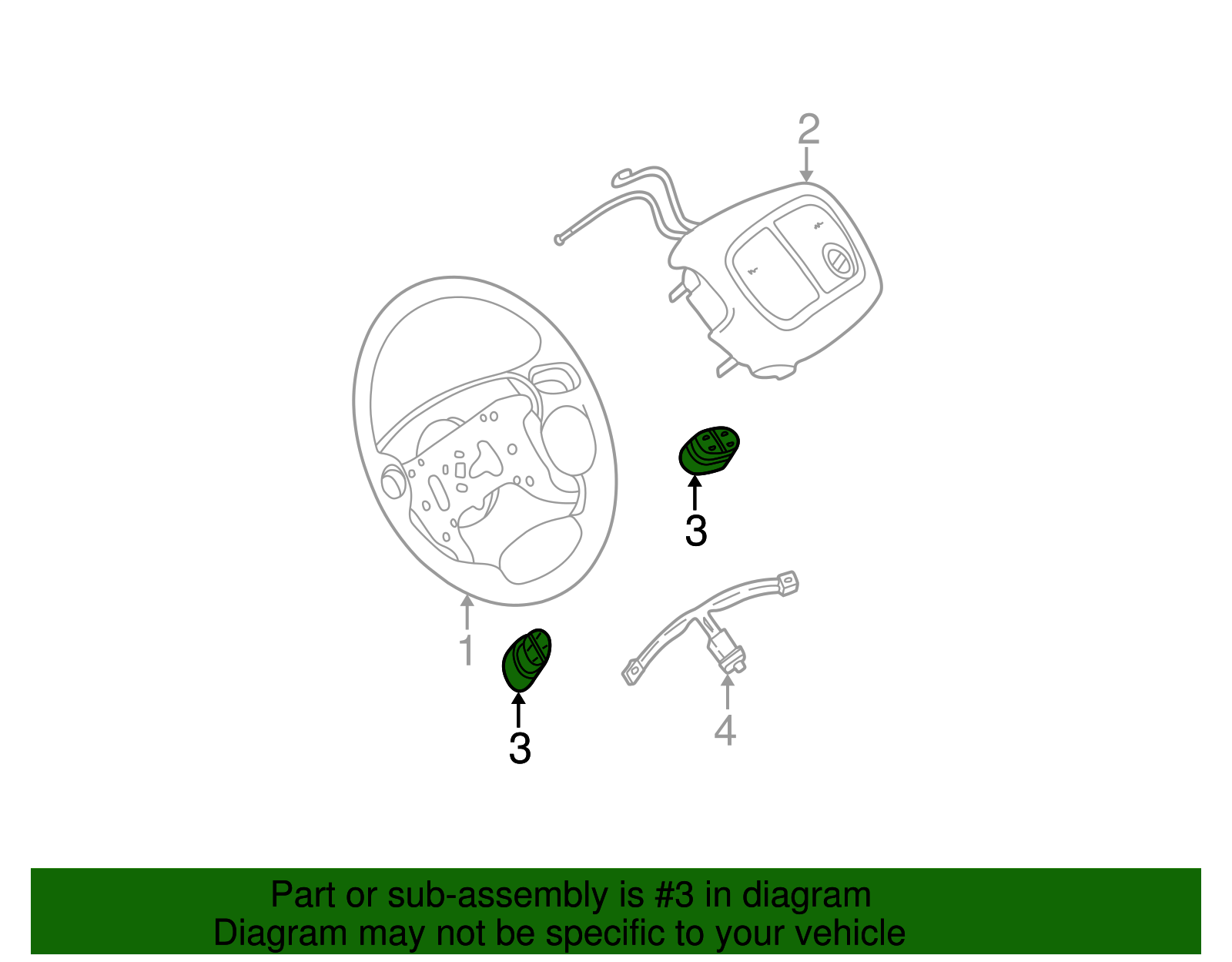 Switch Assembly - Buick (25749629)