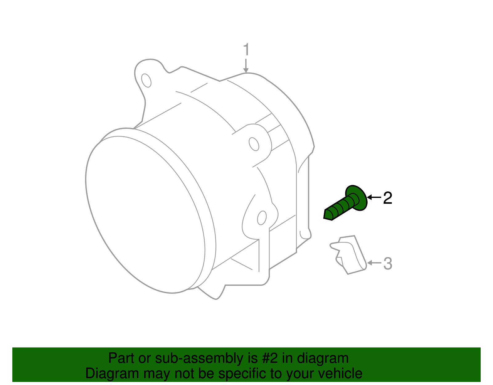 Fog Lamp Screw - Scion (SU003-02921)