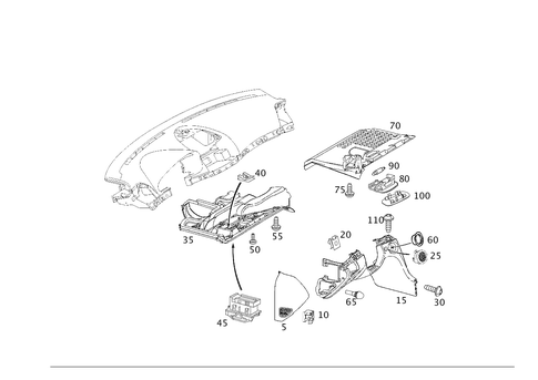 Detachable Components Instrument Panel For 2004 Mercedes Benz E 320 detachable-components-instrument-panel-for-2004-mercedes-benz-e-320