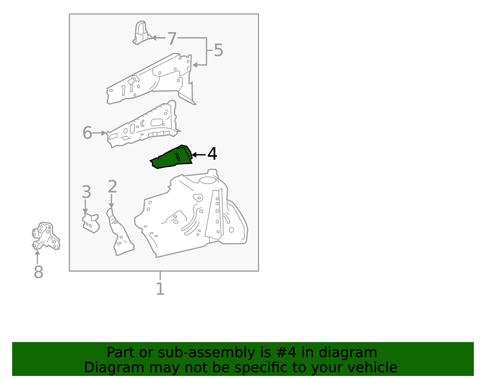 Reinforced Bracket - Toyota (53726-42010)