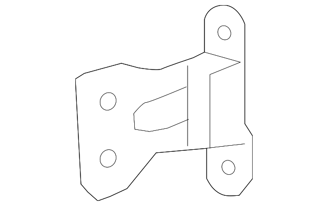 Passenger Side Lower Rear Door Hinge - GM (92262663)