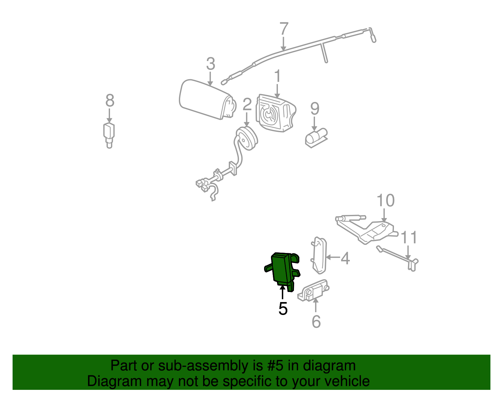 Sdm Module - Ford (YL8Z-14B321-DA)