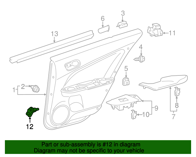 19982022 Toyota Door Jamb Switch 8423160070 Toyota Parts Center
