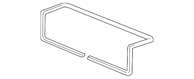 Cargo Box Stowage Box Lid Seal - GM (88980257)