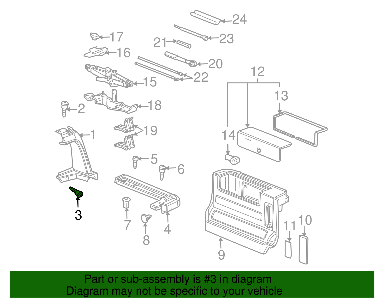 Multi-Purpose Bolt - GM (11518329)