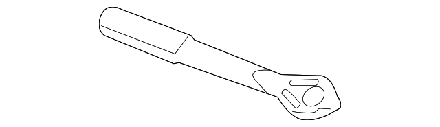 Non-Ratchet Type Jack Handle and Wheel Wrench (15854614)