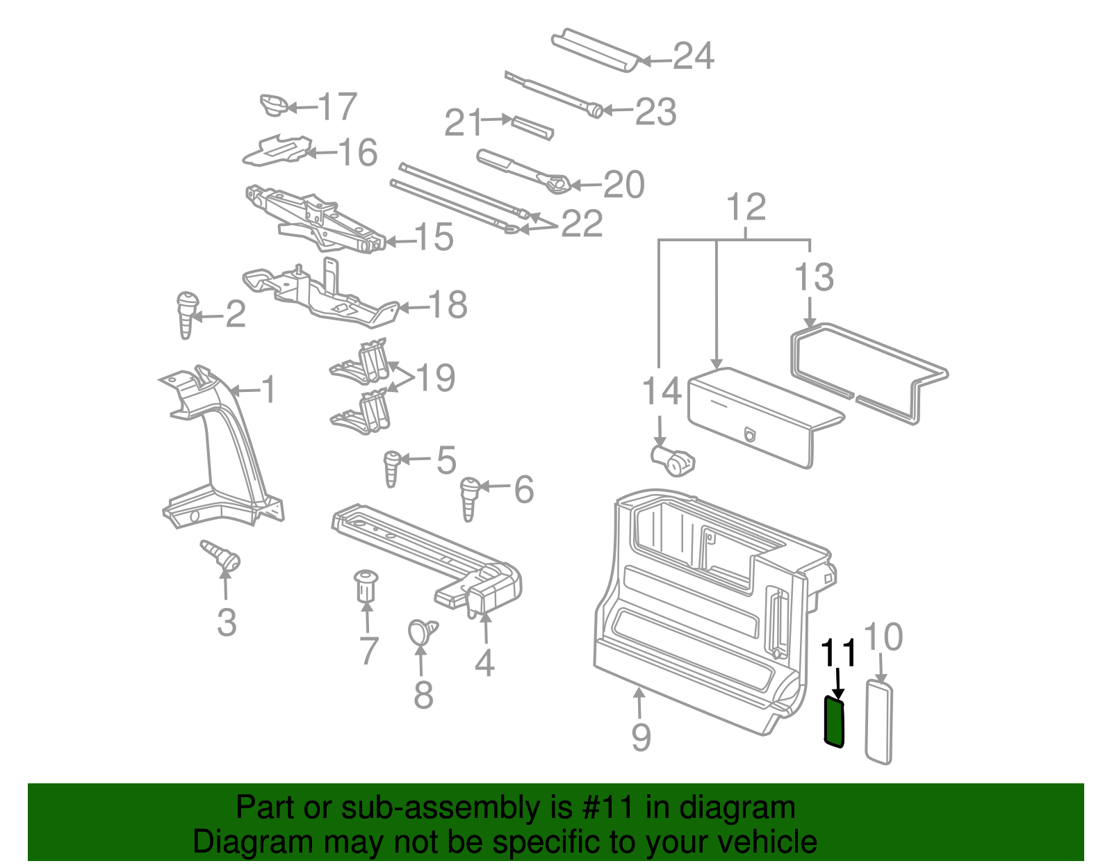 Info Label - GM (15043008)