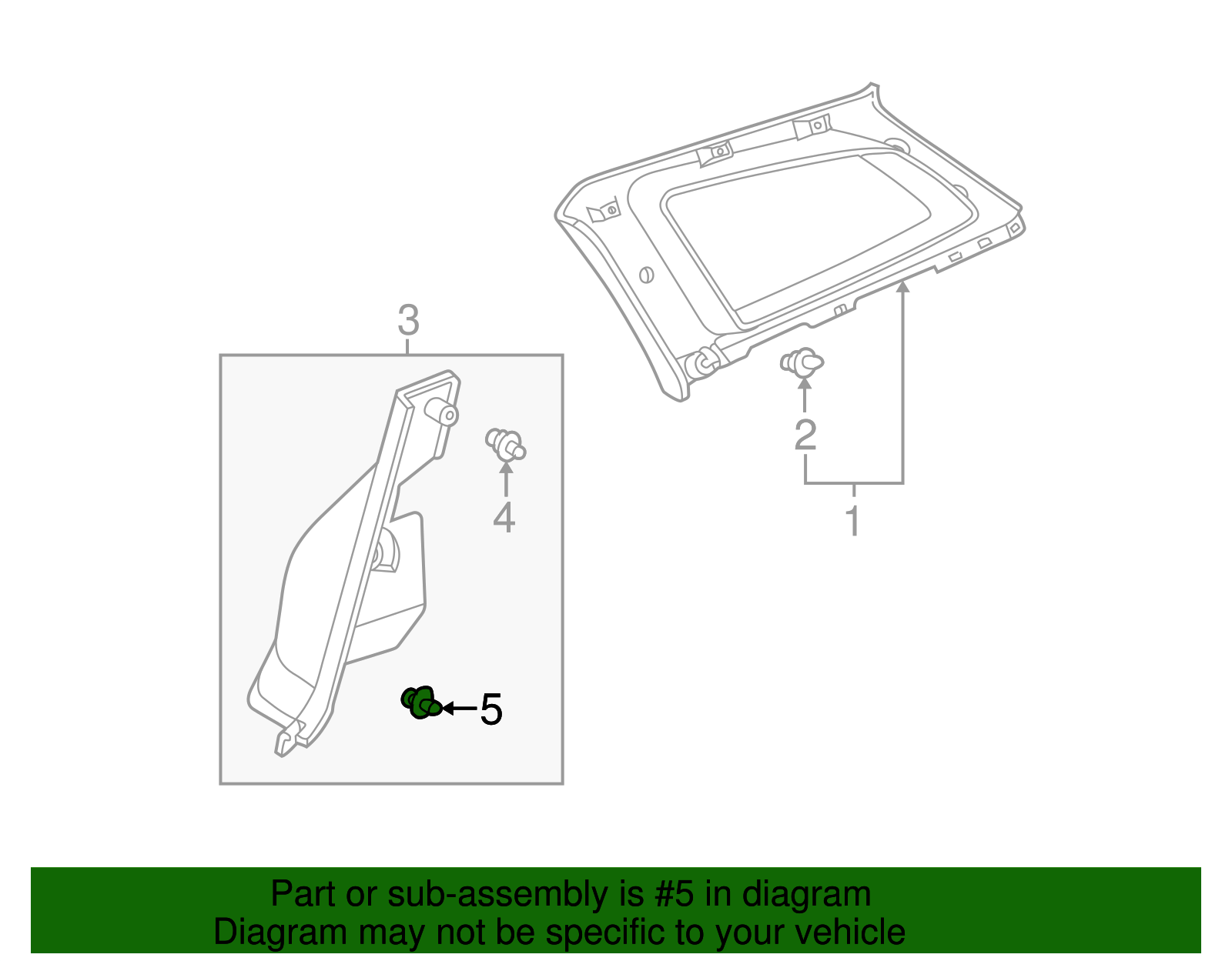 F (S)Retainer - GM (94178705)