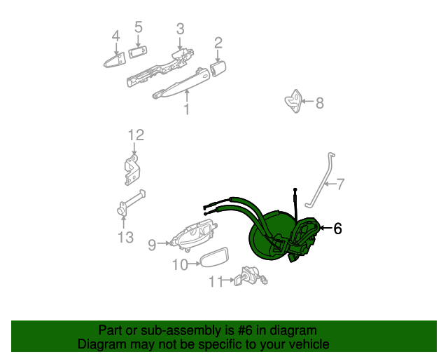 20092014 Nissan Maxima Lock Assembly 80501ZY80A QuirkParts
