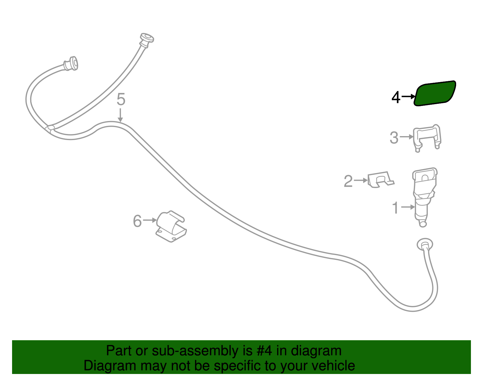 28659-6GW7A - Lmp Washer Cover 2018-2020 Infiniti QX80 | INFINITI Parts ...