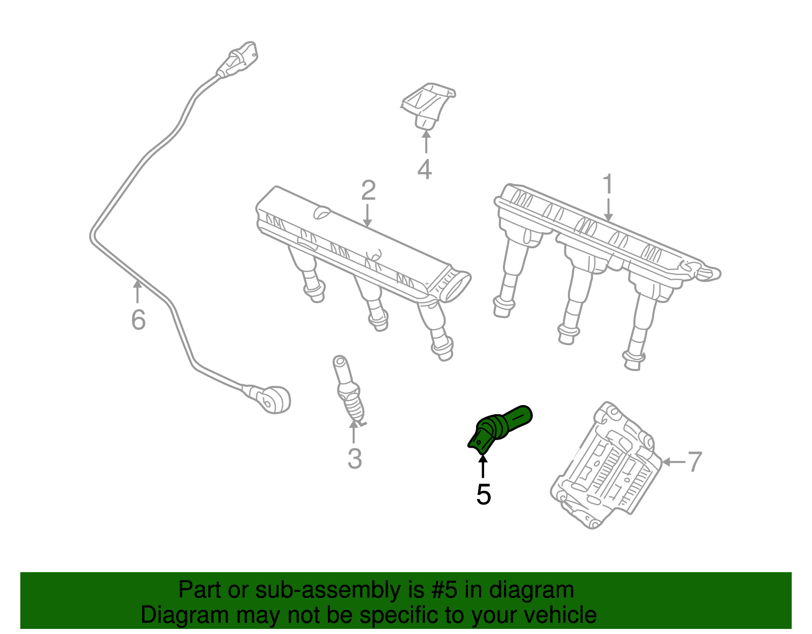 Engine Crankshaft Position Sensor - GM (09198639)