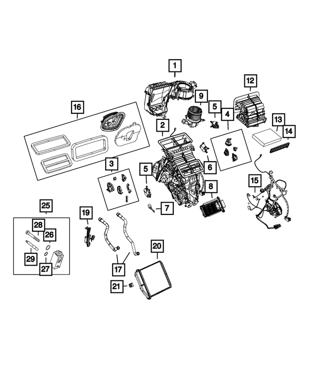 20192020 Jeep Renegade A/C Expansion Valve Kit 68440391AA My Mopar Parts