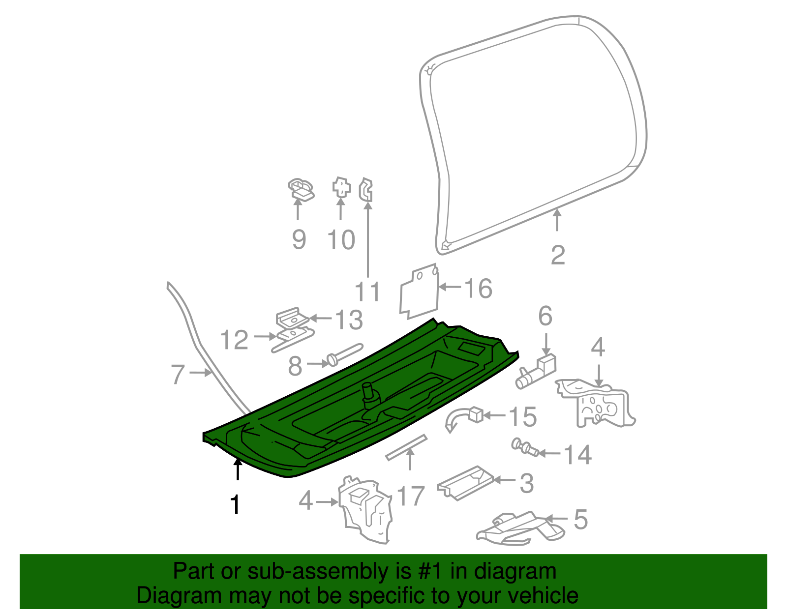 Tail Gate - GM (12389427)