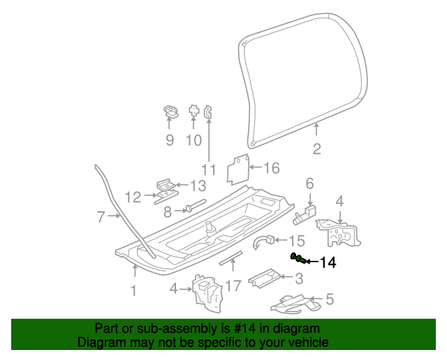 19952023 GM Door Jamb Switch 22601896 GM