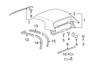 2006-2010 GM Pivot Bracket - Driver's Side (LH) 15841185 | TascaParts.com