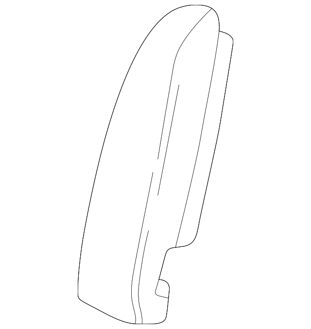 Cover Assembly, R/Seat Black Side Cushion             *Neutral - GM (12459169)