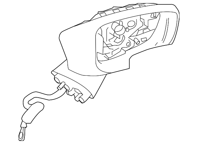 Mirror Outside Right - Toyota (87908-WB012)