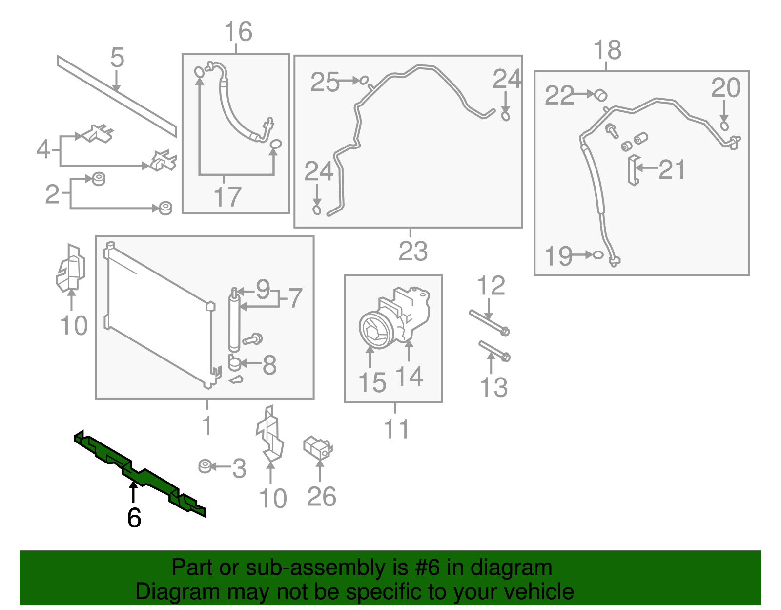 2011-2015 Nissan Lower Seal 21497-JM31A | Bill Kay Nissan Parts