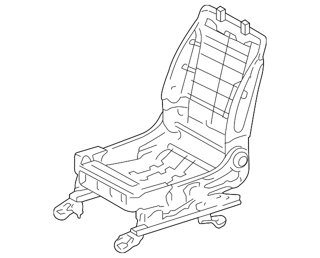 TOYOTA 71110-02011 Seat Frame Assembly